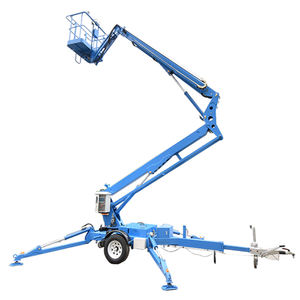 Plataforma Elevadora Telescópica <span class=keywords><strong>El</strong></span>éctrica de 18m 20m 24m, Elevador Portátil con Motor <span class=keywords><strong>El</strong></span>éctrico para Uso Humano - Product Image 5