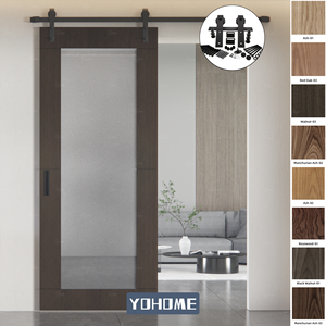 Yohome Produttore di Porte Scorrevoli, Porta a Specchio Scorrevole Interna Moderna Impermeabile in Legno Massello, Porta in Vetro per Appartamento - Product Image 6