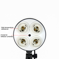 Kit pour boîte à lumière, dispositif avec support de lampe de 2m 50x70cm, boîte à lumière