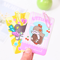 Daijun Gantungan Kunci Kartu PVC Kpop Korea Pola Kartun Lucu Gaya Bisnis Tag Bagasi untuk Kartu Kredit dengan Logo Daijun