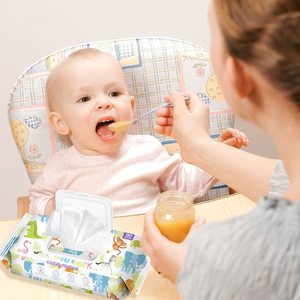 Toallitas Húmedas de Limpieza para Bebés, Material Spunlace Suave, Toallitas Húmedas para Bebés, Fábrica, Baratas, OEM, Muestra Gratis - Product Image 3