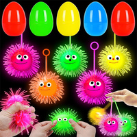 Hete Verkoop Led Puffer Ball Verlicht Feestartikelen Voor Kinderen Bulk Sensorische Bouncy Ball Goodie Bags Stuffers Prijzen Kinderen Pinata Fillers