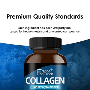 Capsule Premium di Peptidi di Collagene 60 Capsule per la Salute di <span class=keywords><strong>Unghie</strong></span>, <span class=keywords><strong>Capelli</strong></span> e Pelle <span class=keywords><strong>Integratore</strong></span> di Collagene Marino - Product Image 5