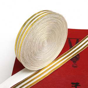 Wholesale Custom Logo Printed Nylon Spandex <b>Elastic</b> Band Fashion Gilding Garment <b>Elastic</b> Strap - Product Image 3