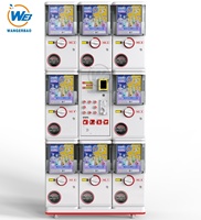 WANGERBAO Distributeur automatique de capsules de jouets Gacha, mini, en plastique, personnalisable, à monnayeur, avec système de paiement centralisé