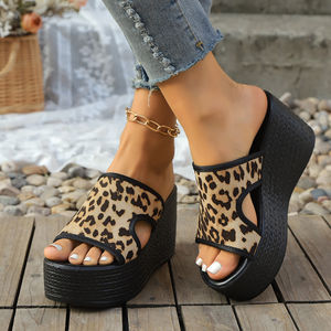 Sandalias de Plataforma para Mujer, Verano 2025, Estilo Europeo Americano, Tallas Grandes, Color Sólido, Modelo 9815 - Product Image 5