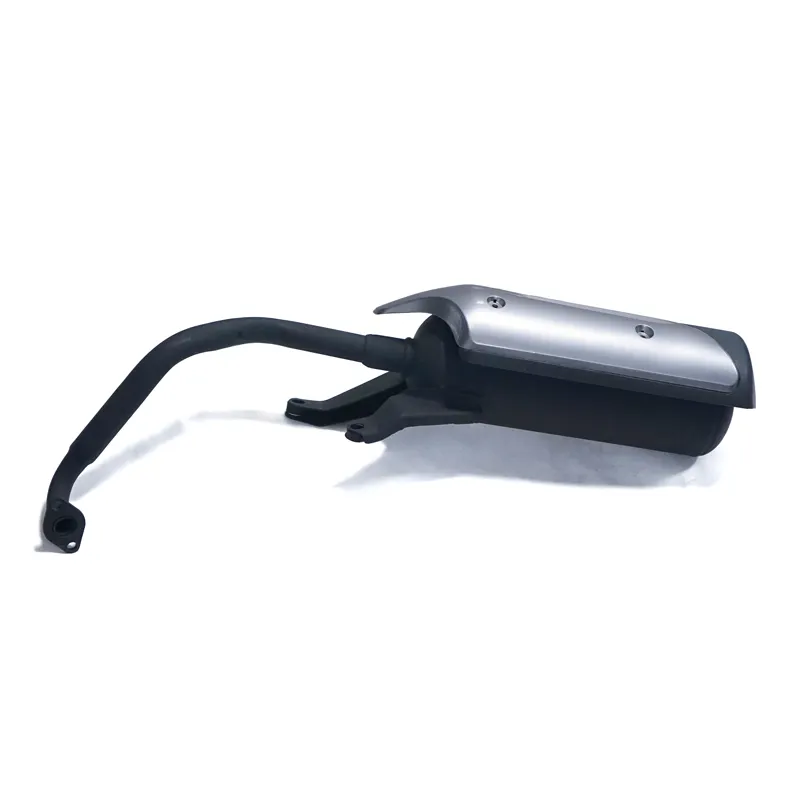 Bán buôn GY6 Xe tay ga Đen Muffler 150cc GY6 Scooter Muffler ống xả với scald bằng chứng Hội Đồng Quản Trị