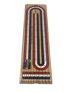 Bằng Gỗ <span class=keywords><strong>Cribbage</strong></span> Hội Đồng Quản Trị Trò Chơi Thiết Lập Rắn Gỗ Liên Tục 3 Màu Theo Dõi Hội Đồng Quản Trị Trò Chơi Với Kim Loại Pegs Và Thẻ - Product Image 2