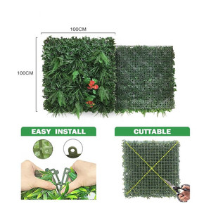 40 "x 40" พลาสติกยูวีเป็นมิตรกับสิ่งแวดล้อมสารหน่วงไฟสำหรับวันเกิดของตกแต่งบ้านหญ้าในแนวดิ่งแขวนสีเขียว - Product Image 5