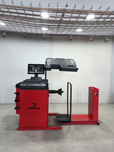 Equilibradora de ruedas de camión de ubicación láser Equilibradora de ruedas con elevador de neumáticos Equilibrador de neumáticos de taller - Product Image 4