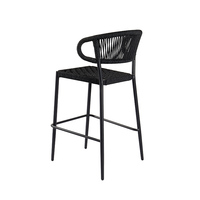 Tabouret haut moderne de luxe pour l'extérieur, chaises de bar pour la maison, bars et gymnases pour le jardin, hôtel, club, bistro, baring