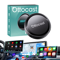 Boîte AI Ottocast, adaptateur sans fil pour voiture CarPlay Android Auto, boîte multimédia Android AI avec Netflix Youtube