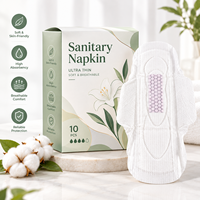 Serviettes hygiéniques OEM douces, respirantes, anioniques, super absorbantes, anti-odeurs, anti-fuites pour femmes