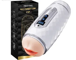 double-headed fully automatic Adult Sex Toys inverted model Simulated Vagina Real TouchMale Masturbation Cup