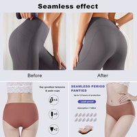 Braguitas Menstruales a Prueba de Fugas para Niñas y Mujeres, sin Costuras, con Logotipo y Color Personalizados, Tallas XS-XXL, Precio Razonable