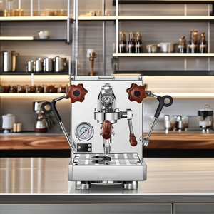 Machine à café expresso professionnelle à température réglable, corps en acier inoxydable, pour café, latte, cappuccino, compatible capsules (échantillon) - Product Image 2