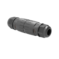 Conectores Impermeables IP68 M16 M20 de Bajo Precio, Tipo Recto, Enchufe de Rosca PA66 250V 20A Macho para Luminarias LED de Exterior