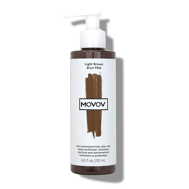 Light Brown Color-Boosting Semi Permanent Hair Dye & Deep Conditioner Enhance & Deepen Natural or Color-Treated Hair