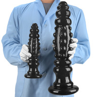 Extragroßer, dicker, langer, weicher, elastischer Analplug, Hintern-Dilatator, Anus-Stimulator, Masturbator, Sexspielzeug für offenes Po-Vergnügen