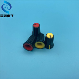 Composants électroniques H : Bouton en plastique de 6 mm de diamètre intérieur, multicolore, pour potentiomètre, encodeur, interrupteur, usage industriel - Product Image 1