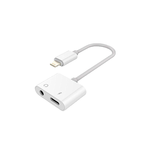 Lightning to 3.5mm Audio Jack and Power Adapter