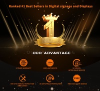 P1.86 P2 P2.5 P3 Gob Flooring Standing LED Poster Display Screen 4G WiFi USB Mobile Mirror Poster 640*1920mm LED Display Screen