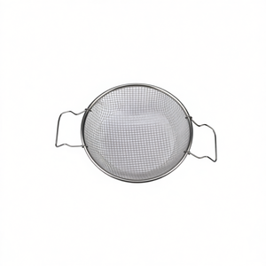 Panier de friture et passoire en métal Alla De Malla 18 cm avec poignée en acier inoxydable fin - Product Image 2