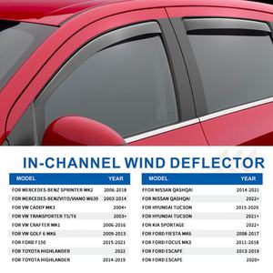 Deflectores de Viento para Ventanas de NISSAN NEW ROGUE X-TRAIL T33 2022-2024, Accesorios para Auto, Visera para Ventana, Protección Contra Lluvia - Product Image 6