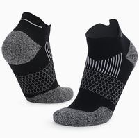 Chaussettes de course Performance en coton et nylon, confortables, respirantes, avec logo personnalisé, compression, cyclisme, course à pied, chaussettes de cheville pour hommes