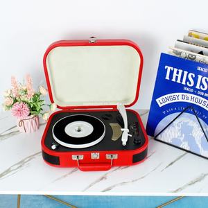 <span class=keywords><strong>Lecteur</strong></span> de disque <span class=keywords><strong>vinyle</strong></span> Blue Tooth complet dans un style de petite <span class=keywords><strong>valise</strong></span> à prix populaire - Product Image 2