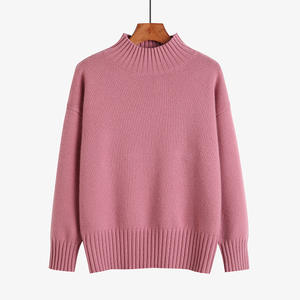 Maglioni <span class=keywords><strong>in</strong></span> <span class=keywords><strong>Cashmere</strong></span> della Mongolia Interna, Lavorazione a Maglia Liscia, Caldo Collo Alto, Pullover <span class=keywords><strong>in</strong></span> Lana per Donne Adulte, Multi Spessore - Product Image 2