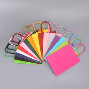 Custom Recyclable Packaging Brown Kraft Paper <b>Bag</b> <b>Gift</b> Shopping <b>Bag</b> With Your Own Logo - Product Image 3