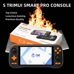 QBUY Console di Gioco K56 con Lunga Durata della Batteria, Schermo Touch HD da 5.5'', Mini Lettore di Giochi Retrò Android, 5000mAh, Classico con Wi-Fi, Regalo - Product Image 2
