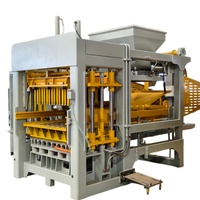 Machine à blocs de ciment entièrement automatique QT8-15 avec système de formage hydraulique