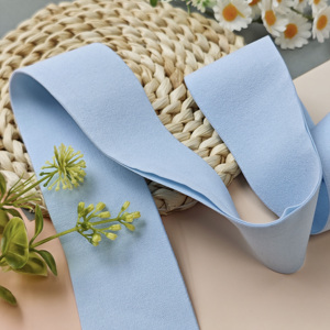 Sangle en nylon personnalisée, sangle élastique en jacquard, ceinture plate noire, blanche, bleue, motif OEM, couleur personnalisée, largeur 45 mm, vente en gros - Product Image 2
