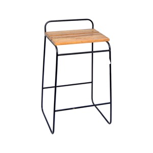 Home and Bar Chair Designer Solid Wood Bar <b>Stool</b> Chair High Quality Simple Modern Hotel Front Desk Bar <b>Stool</b> and Kitchen <b>Stool</b> - Product Image 1