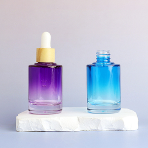 <span class=keywords><strong>30ml</strong></span> vòng tròn bằng gỗ Silicone Chai nhỏ giọt dày dưới xi lanh tinh chất thủy tinh tinh dầu chai bơm phun mỹ phẩm - Product Image 2