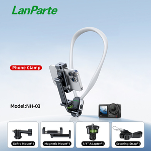 Nouveauté 2026 – Support magnétique réglable pour <span class=keywords><strong>téléphone</strong></span> portable et caméra d'<span class=keywords><strong>action</strong></span>, respectueux de la peau, à porter autour du cou - Product Image 6