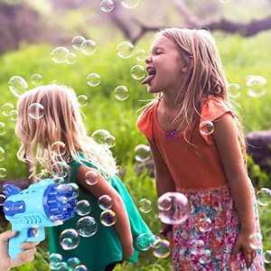 Máquina automática de pistola de burbujas de 12 agujeros, burbujas personalizadas para niños, juguetes de verano al aire libre para jugar - Product Image 4