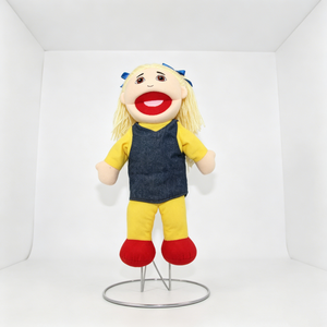 Marioneta de peluche suave personalizada para niñas, marioneta con boca móvil, marioneta infantil duradera, marioneta de tela lavable, marioneta de personaje de alta calidad - Product Image 4