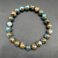 Bijoux personnalisés pour hommes et femmes en pierres précieuses, bracelets en perles, bague en mosaïque de quartz, jade, pierre de guérison, hématite naturelle, pierre de lune bleue