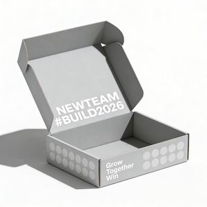 Customized Logo Professional Series Clothing Corrugated <b>Box</b> with Matt Lamination Custom Color Rectangle Paper Gift <b>Box</b> - Product Image 1