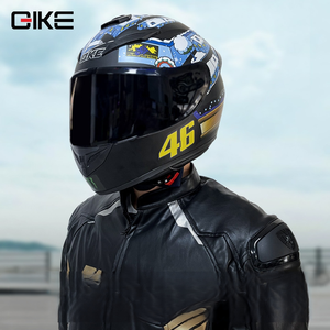 Casco de Motocicleta Qike ABS Unisex para Invierno y Todas las Estaciones, Integral, para Conductores de Bicicletas Eléctricas Diseño Seguro y Elegante, Certificado 3C, Aprobado por ECE - Product Image 1