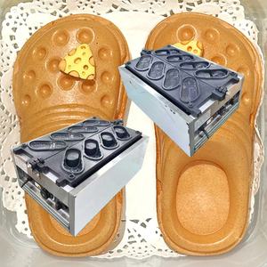 <span class=keywords><strong>Meilleur</strong></span> <span class=keywords><strong>prix</strong></span> Pantoufle Gaufrier Machine <span class=keywords><strong>Crocs</strong></span>-Forme Gâteau Cuisson Machine Gaufrier Farci pour Désert Boutique - Product Image 5