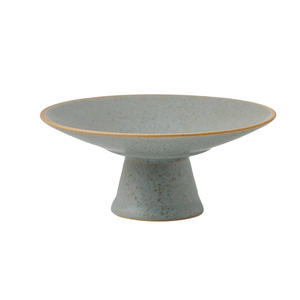 طبق معجنات من السيراميك طويل القامة على الطراز الياباني طراز صيني طبق فواكه مجففة بسيط رائع أطباق كيك للشاي والوجبات الخفيفة المنزلية - Product Image 5