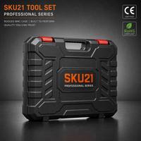 Prix d'usine, vente en gros, kit combiné d'outils électriques professionnels 4 en 1 sans balais, série Orange, robuste, comprenant marteau, meuleuse et clé à chocs