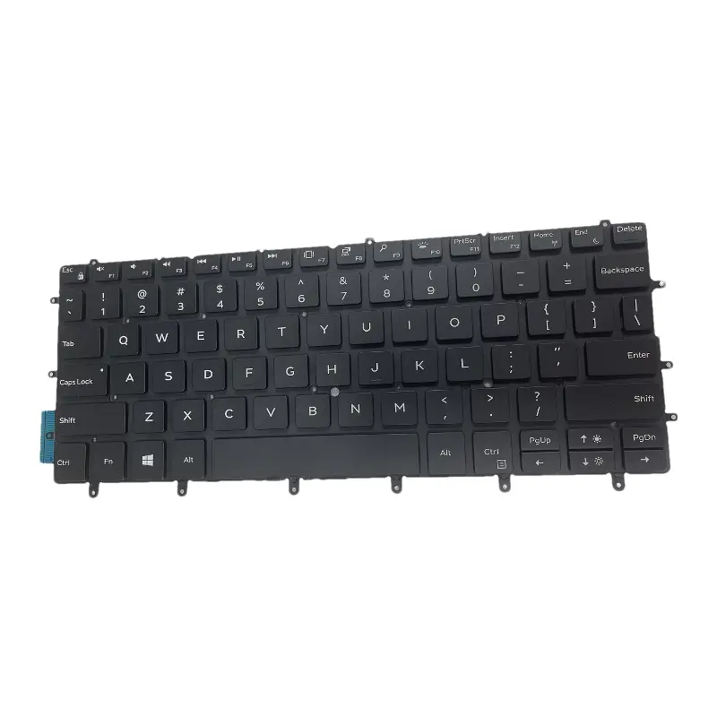 Для Dell XPS13 XPS 13 9370 US раскладка клавиатуры с подсветкой 06Y7DJ 6Y7DJ