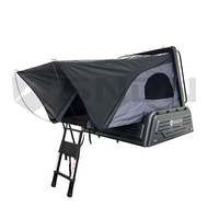 Tente de toit rigide spacieuse en aluminium SNDN pour pick-up, canopy de camping pour Jeep