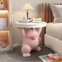 Zhaocao plateau en résine haut de gamme grande Table basse à motif animal pour salon meuble TV et canapé décor pour pendaison de crémaillère