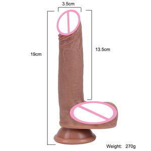 Sildo en silicone 150mm pour femmes insérable pénis réaliste respectueux de la peau accessoires intimes réalistes jouets 1-1 - Product Image 5